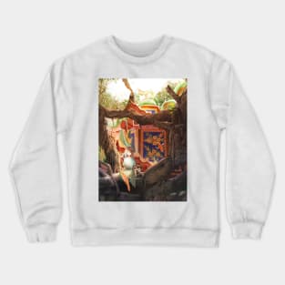 Taiwan temple Crewneck Sweatshirt